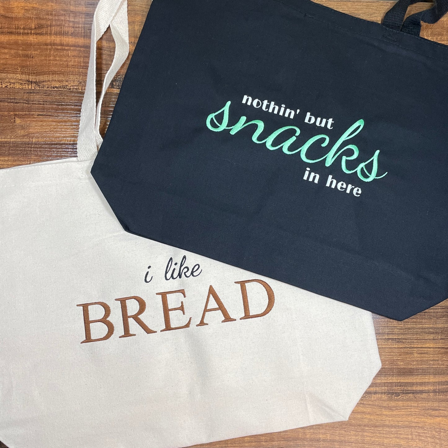 Custom Embroidered Tote Bag